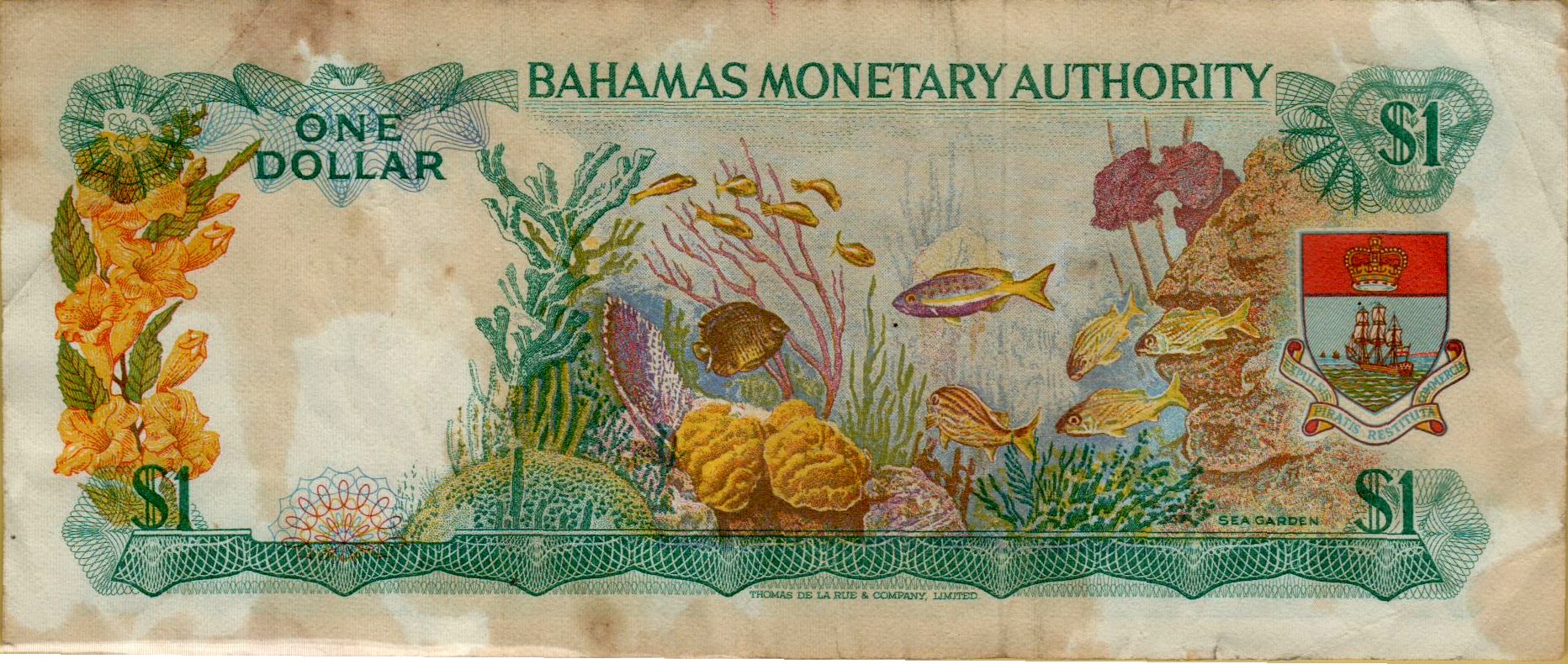 Bahamas 1 1968 VF P-27